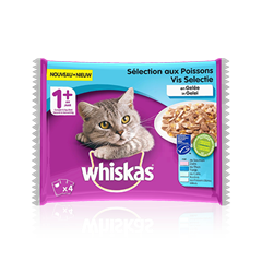 Whiskas 1/2 X4 Carte Marche Gelee 